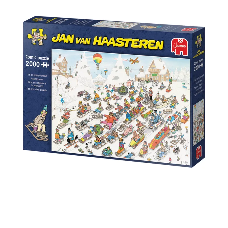 JAN VAN HAASTEREN - It's all going downhill ( 2000 pieces )