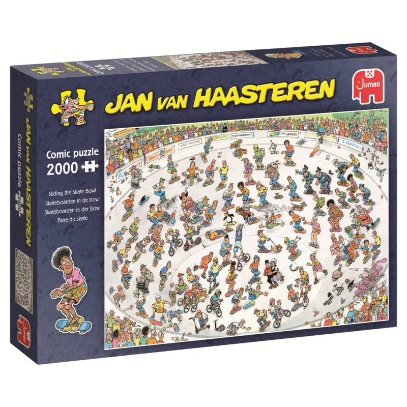 Jan van Haasteren - Skateboarden In Der Bowl