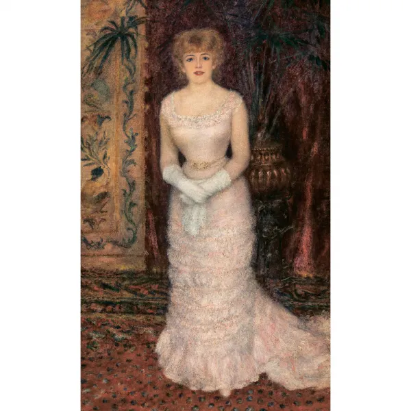 Holzpuzzle - Porträt der Jeanne Samar