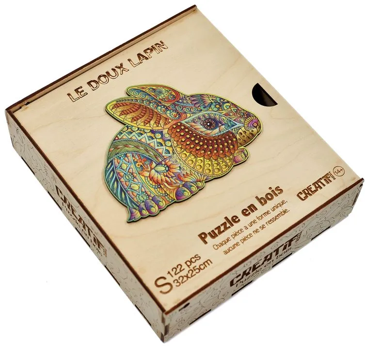 Holzpuzzle - Das Süße Kaninchen