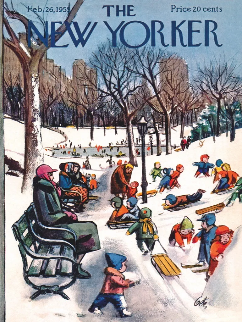XXL Teile - The New Yorker - Sledding in the Park