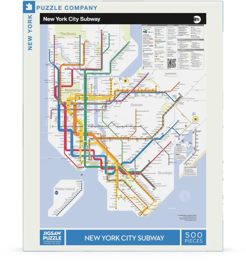 XXL Teile - New York Subway Map
