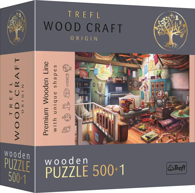 Holzpuzzle Premium Line - Schätze Auf Dem Dachboden