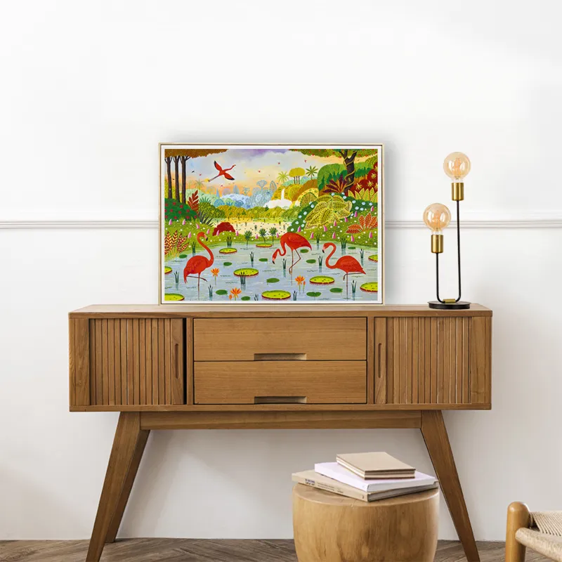 Karibische Flamingos