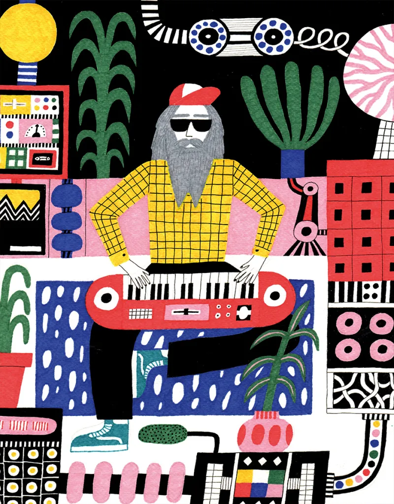 Der Bärtige Musiker