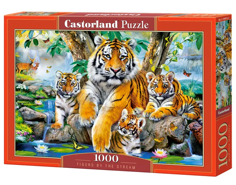 Tiger am Strom