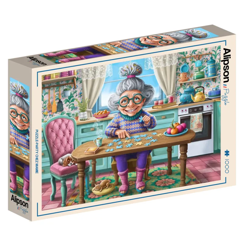 Puzzle-Party bei Oma