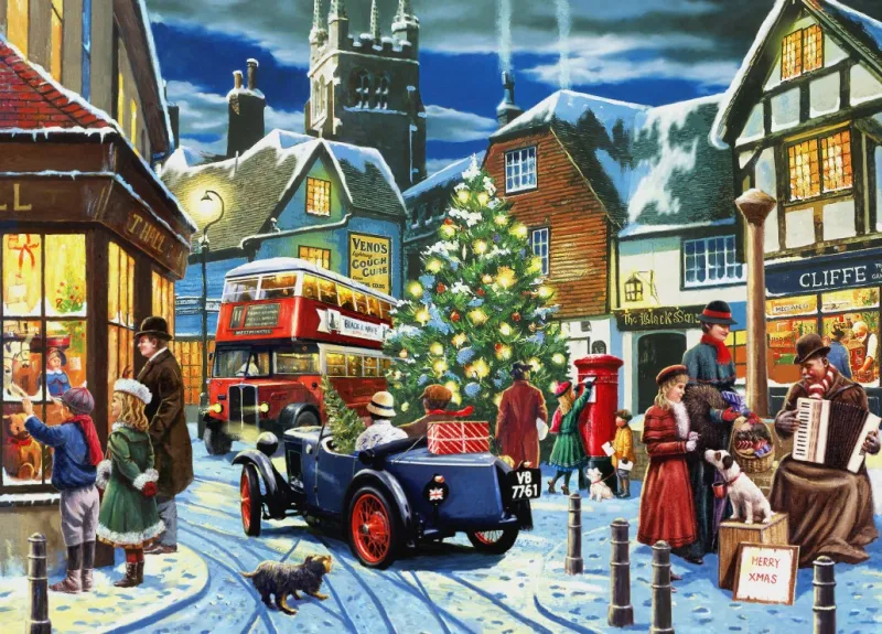 Weihnachten Straßen