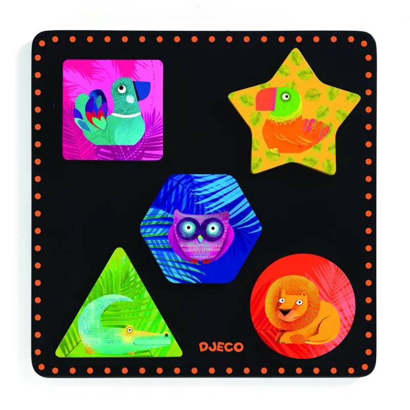 Holzpuzzle - Geochic