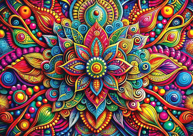 Bunte Mandala