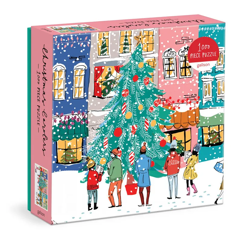 Weihnachtslieder – 1000-teiliges Puzzle in Quadratischer Box