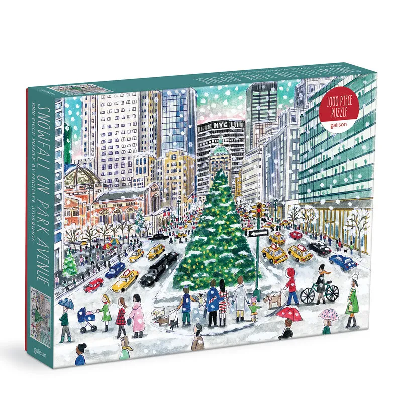 Schneefall auf der Park Avenue – 1000-teiliges Puzzle