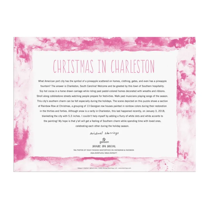 Weihnachten in Charleston – 1000-teiliges Puzzle