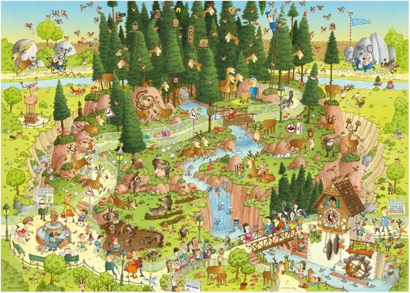 Marino Degano: Funky Zoo Black Forest Habitat