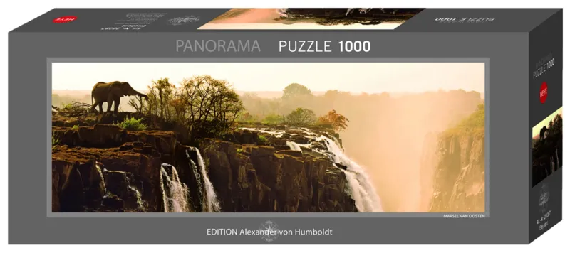 Puzzle 1000 Teile Panorama - Edition Humboldt: Elefant