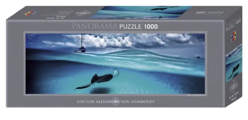 Puzzle 1000 Teile Panorama - Alexander von Humboldt: Stingray