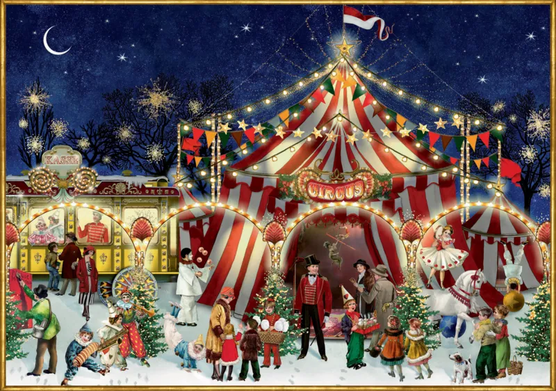 Nostalgischer Weihnachtszirkus