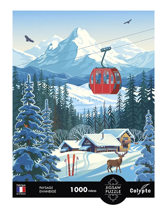 Illustration - Schneelandschaft