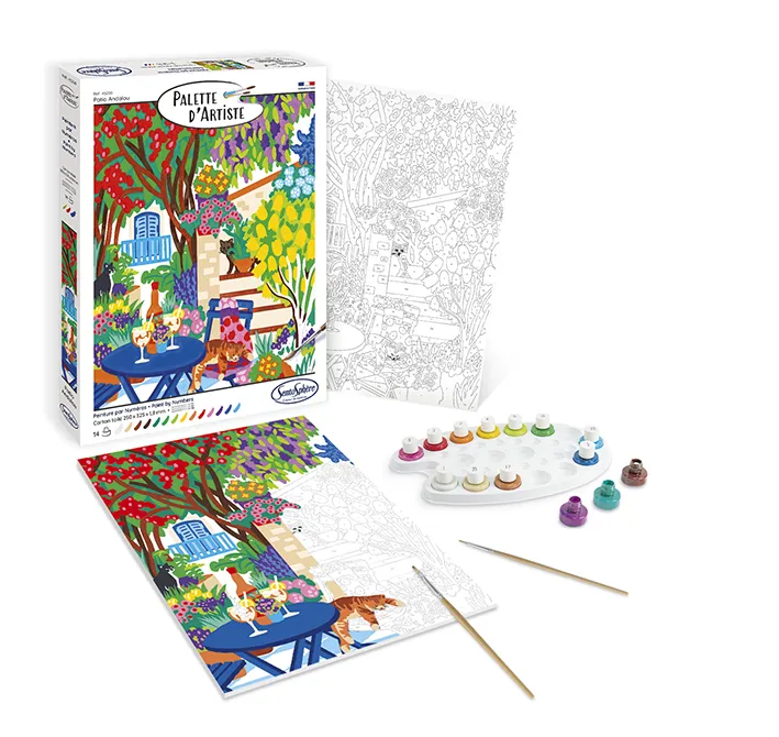 Palette D'Artiste - Andalusischer Patio