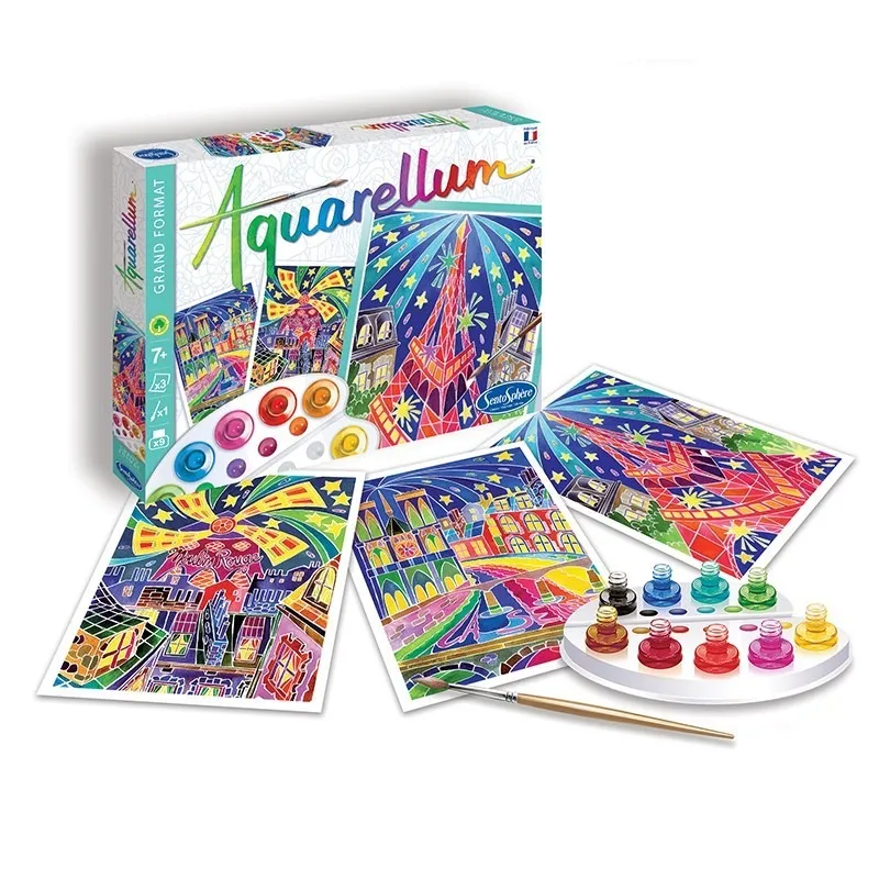 Aquarellum - Paris Bei Nacht