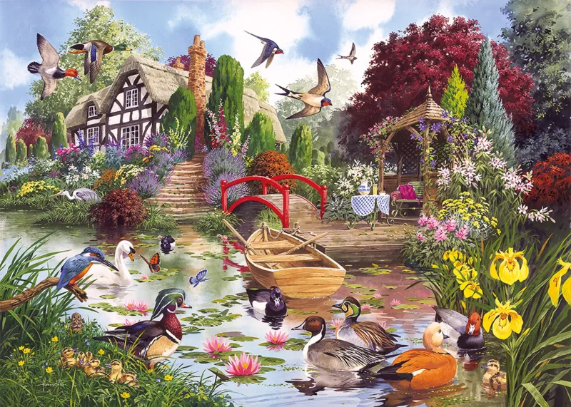4 Puzzles - John Francis: Flora und Fauna