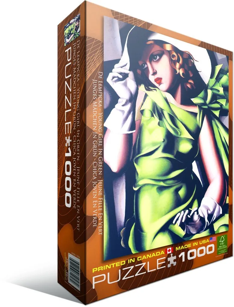 Tamara De Lempicka: Junges Mädchen in grün