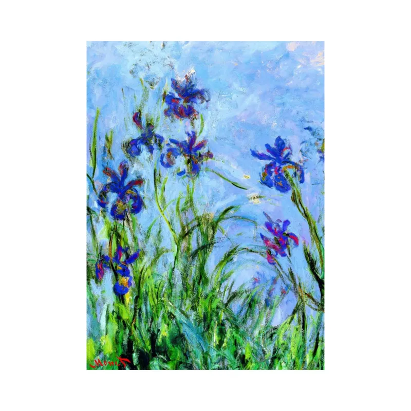 Claude Monet: Schwertlilien (Detail)