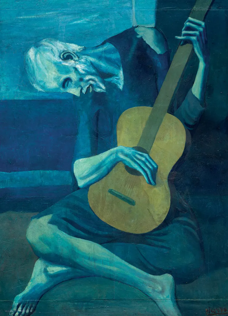 Pablo Picasso - Der alte Gitarrist