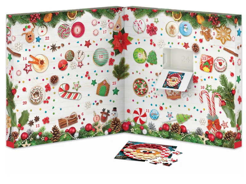 Adventskalender - Weihnachtsleckereien - 24 Puzzles