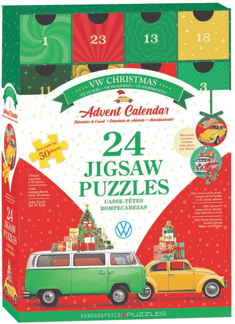 Puzzle Adventskalender - VW Weihnachten