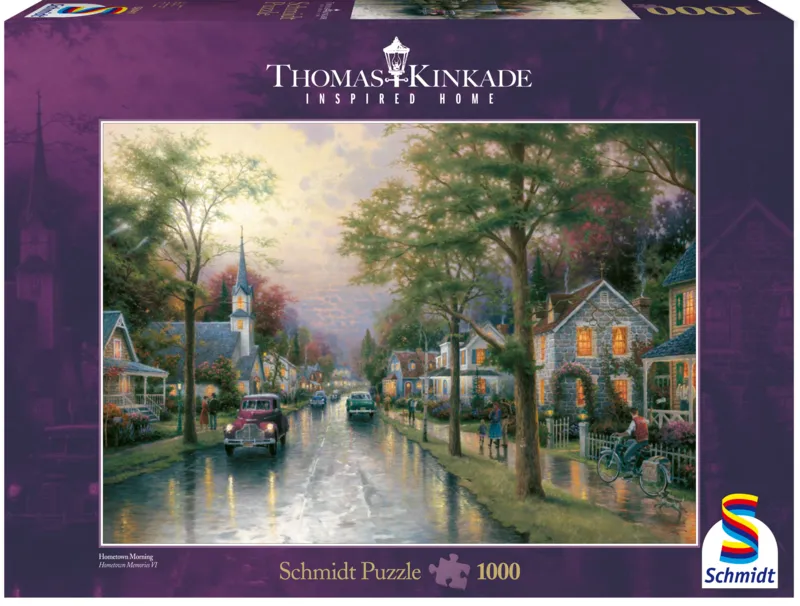 Thomas Kinkade: Morgen in der kleinen Stadt