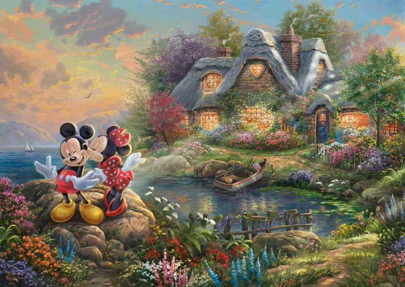 Thomas Kinkade, Disney-Sweethearts Mickey & Minnie