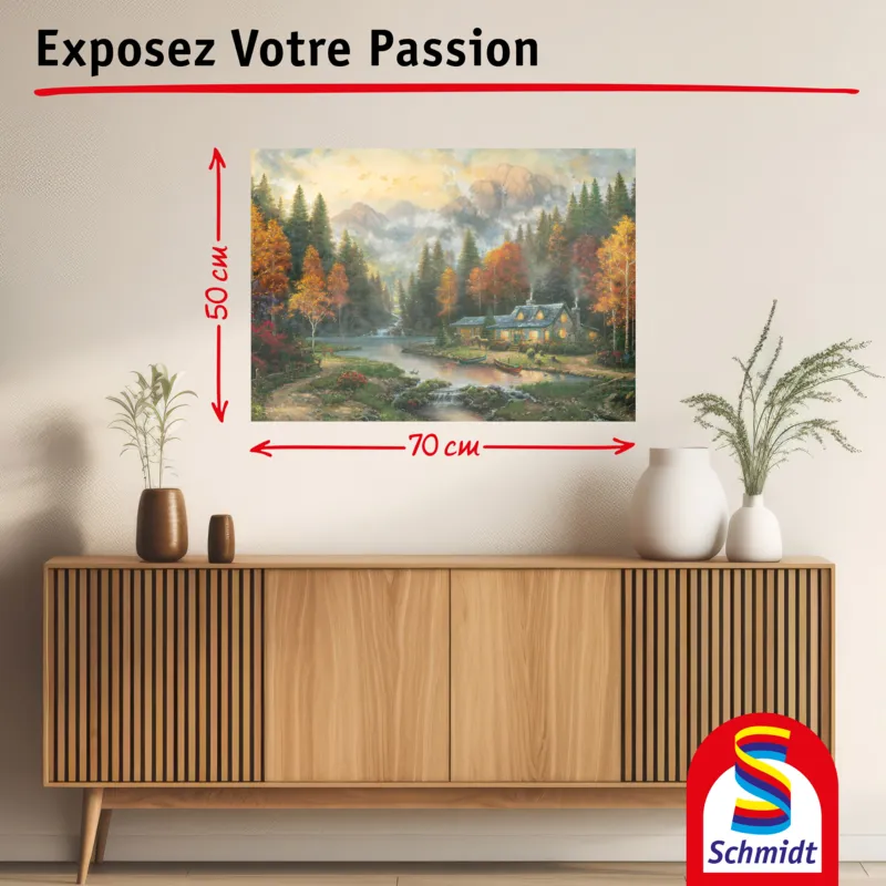 Soirée d'automne au bord du lac