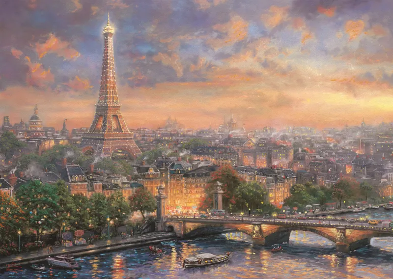 Thomas Kinkade - Paris, Stadt der Liebe