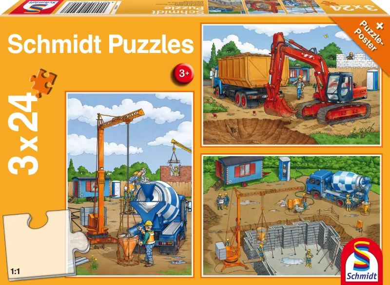 3 Puzzles - Auf der Baustelle