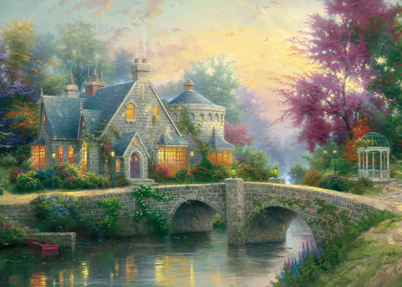 Thomas Kinkade: Abendstimmung