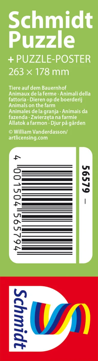 3 Puzzles - Animaux de la ferme