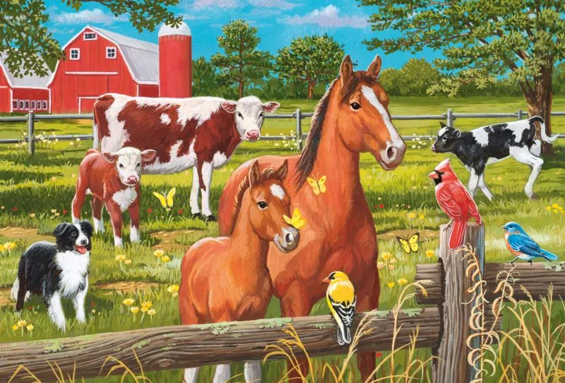 3 Puzzles - Animaux de la ferme