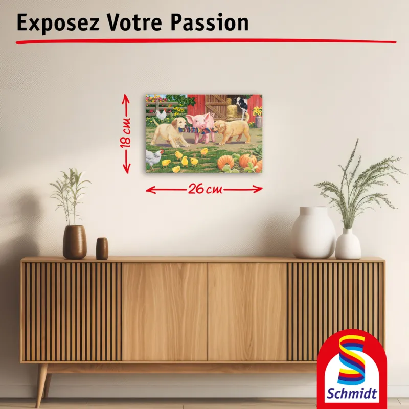3 Puzzles - Animaux de la ferme