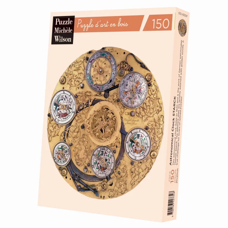 Handgeschnittenes Holzpuzzle - Horloge Astronomique, Thomas Starck