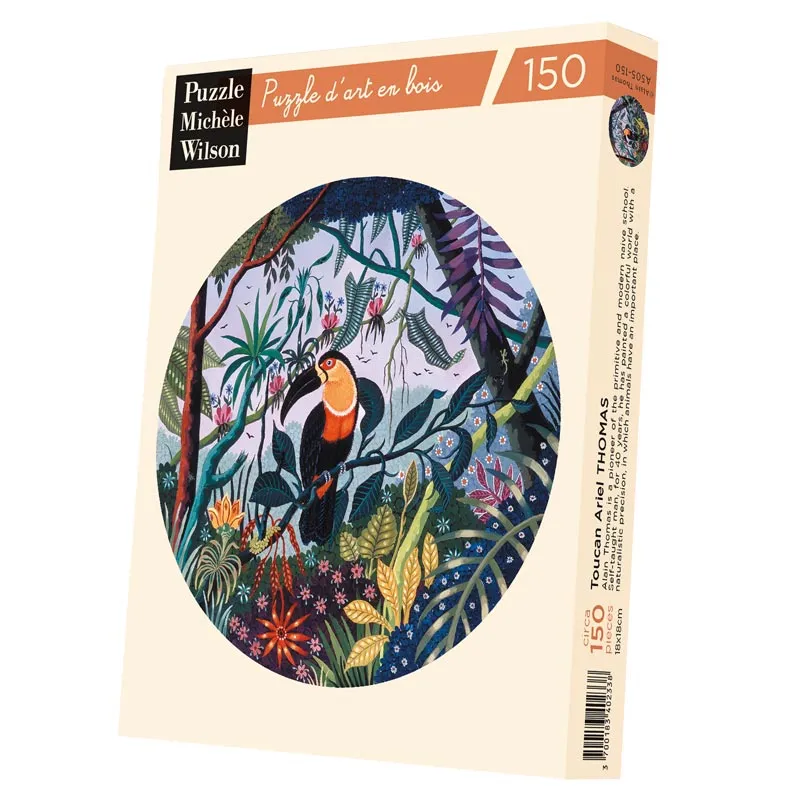 Handgeschnittenes Holzpuzzle - Toucan Ariel, Alain Thomas