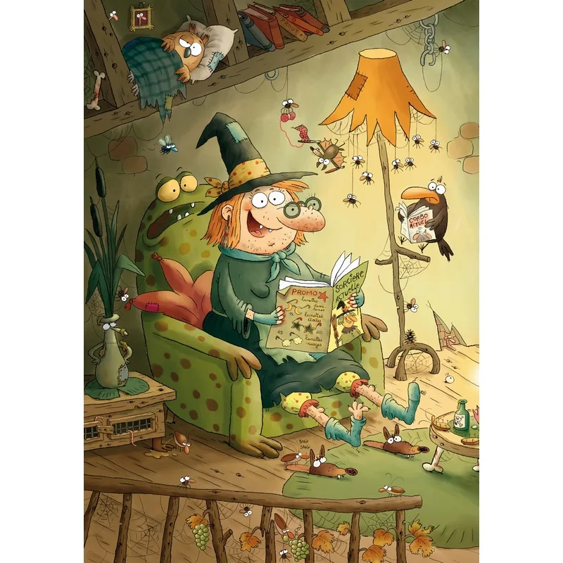 Handgeschnittenes Holzpuzzle - Gorbine Et Monstrocalm, Valerie Michaut