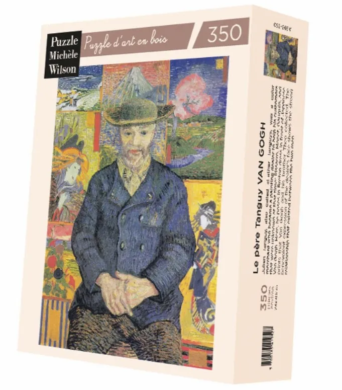 Handgeschnittenes Holzpuzzle - Van Gogh Vincent - Portrait Of Père Tanguy, 1887