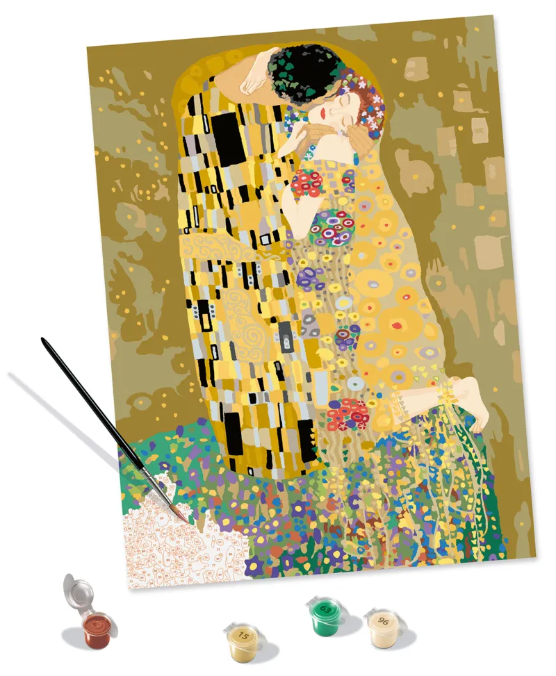 Malen nach Zahlen - CréArt - Klimt - Der Kuss
