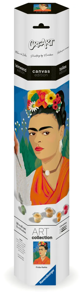 Malen nach Zahlen - CreArt - Leinwand Edition - Frida Kahlo