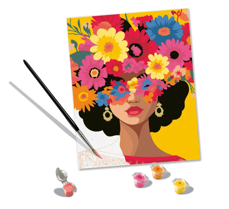 Malen nach Zahlen - CréArt - Blühende Schönheit