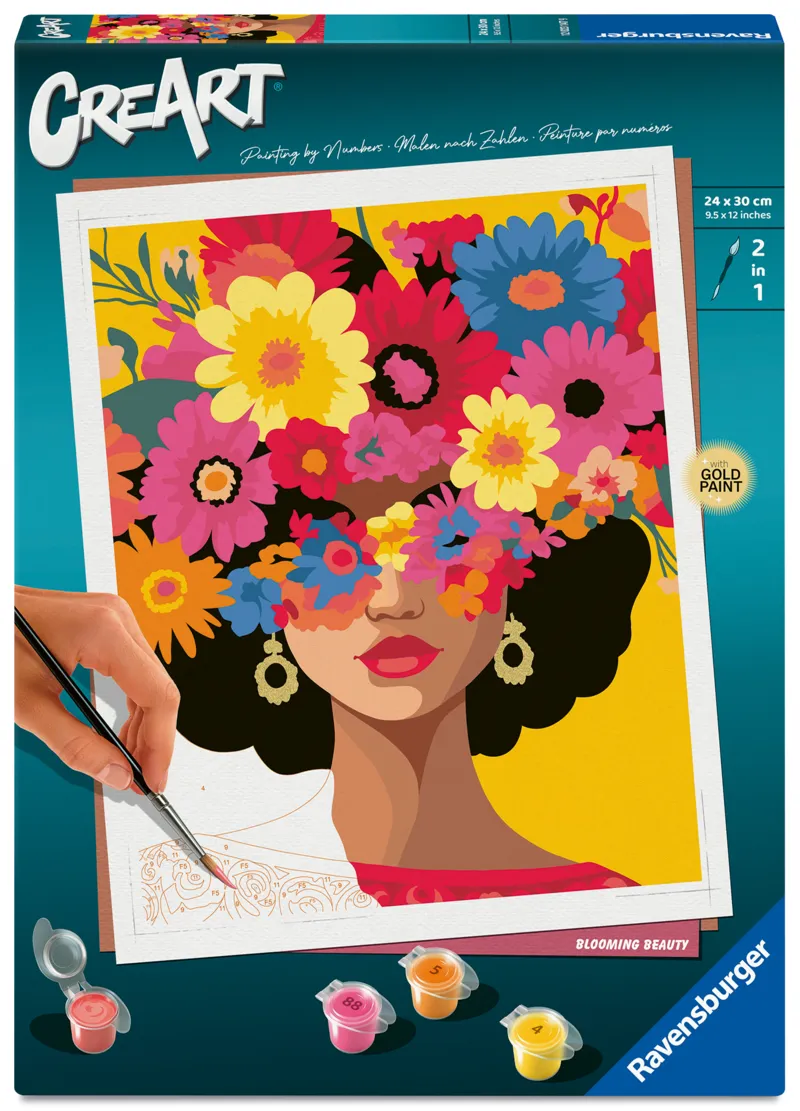 Malen nach Zahlen - CréArt - Blühende Schönheit