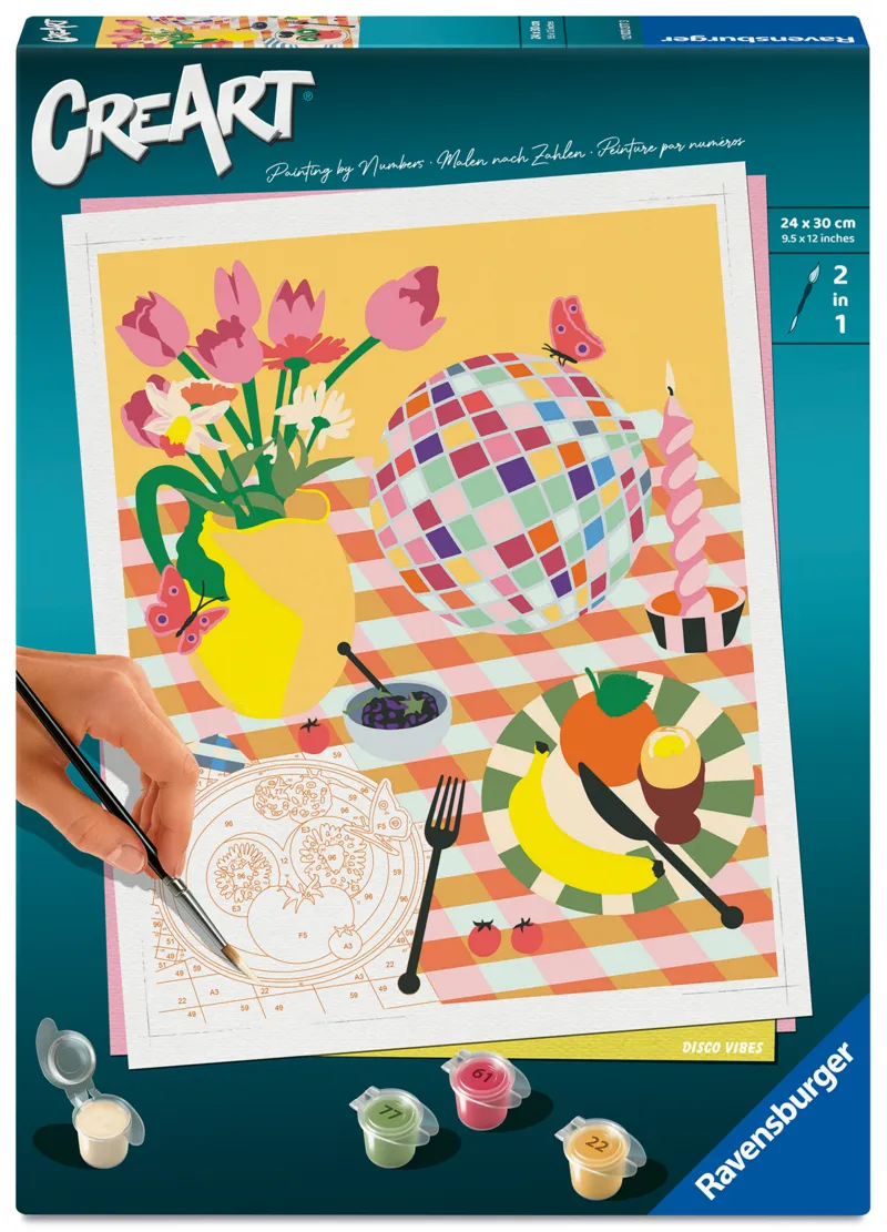 Malen nach Zahlen - CreArt - Disco Vibes - Poppy Magda