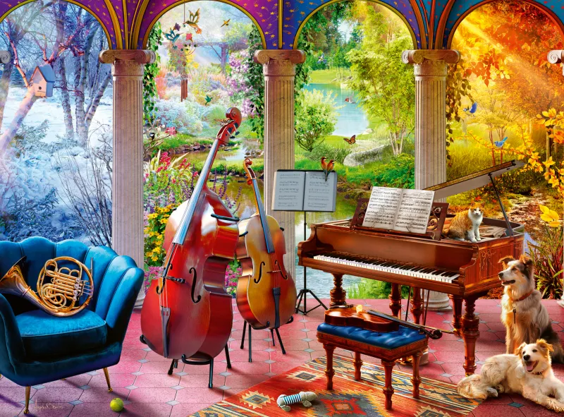 Wellness & Puzzle - Die 4 Jahreszeiten in der Musik