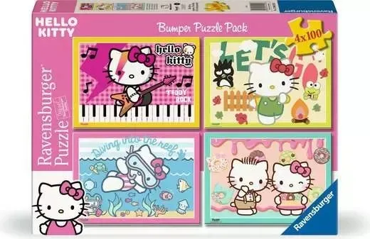 4 Puzzles - Los geht's, Hello Kitty!